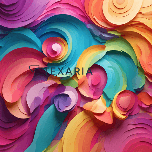 Spiraling Color Burst